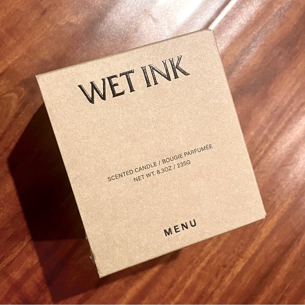 Unused Menu Candle (Audo Copenhagen) - Wet Ink